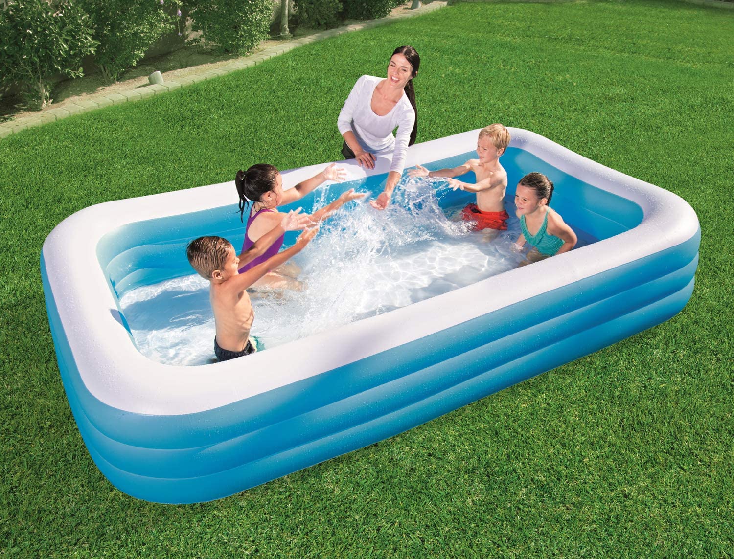 Happy Pool Παιδική Πισίνα Φουσκωτή 305x175x60cm